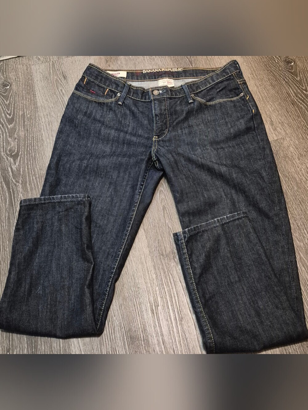 Banana Republic Modern Skinny Fit Dark Wash Jeans Size 10
